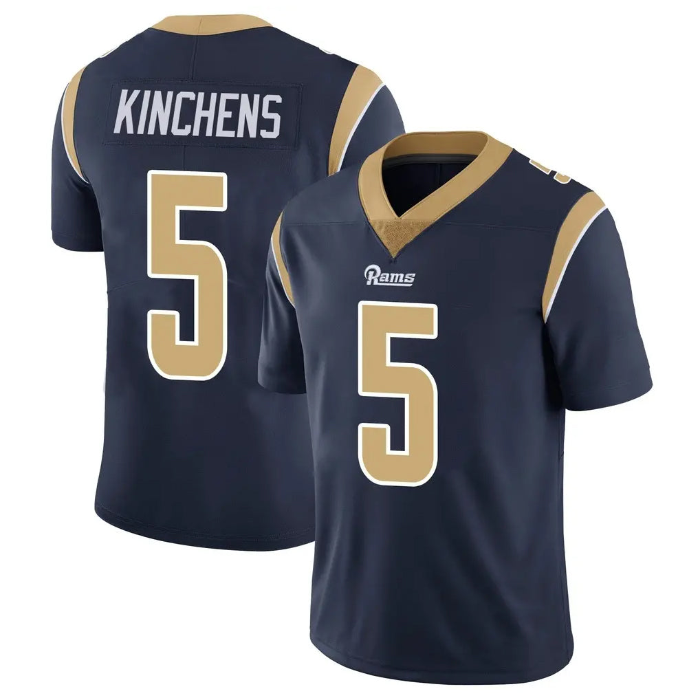 Parkc LA.Rams #5 Kamren Kinchens Player Navy Limited Vapor Untouchable Home Game Stitched Jerseys