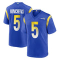 Parkc LA.Rams #5 Kamren Kinchens Player Royal Home Game Stitched Jerseys
