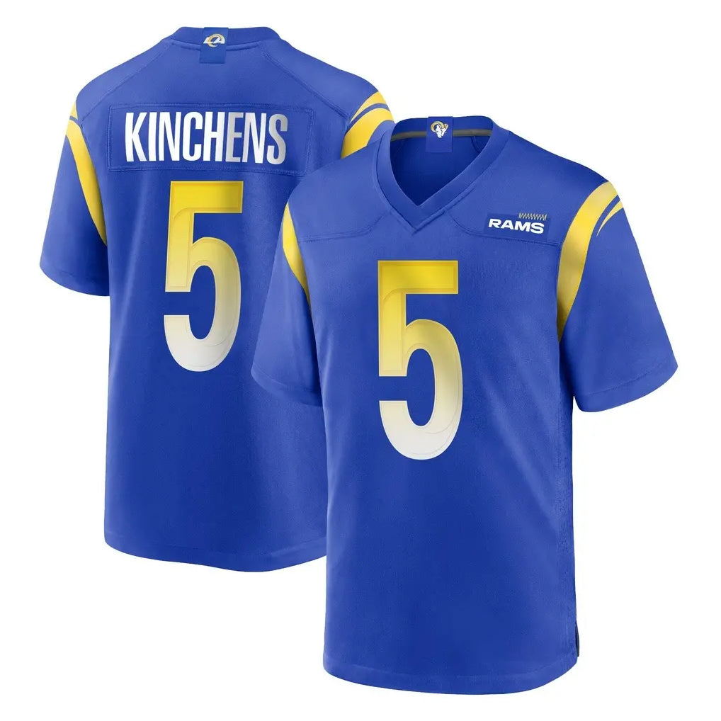 Parkc LA.Rams #5 Kamren Kinchens Player Royal Home Game Stitched Jerseys