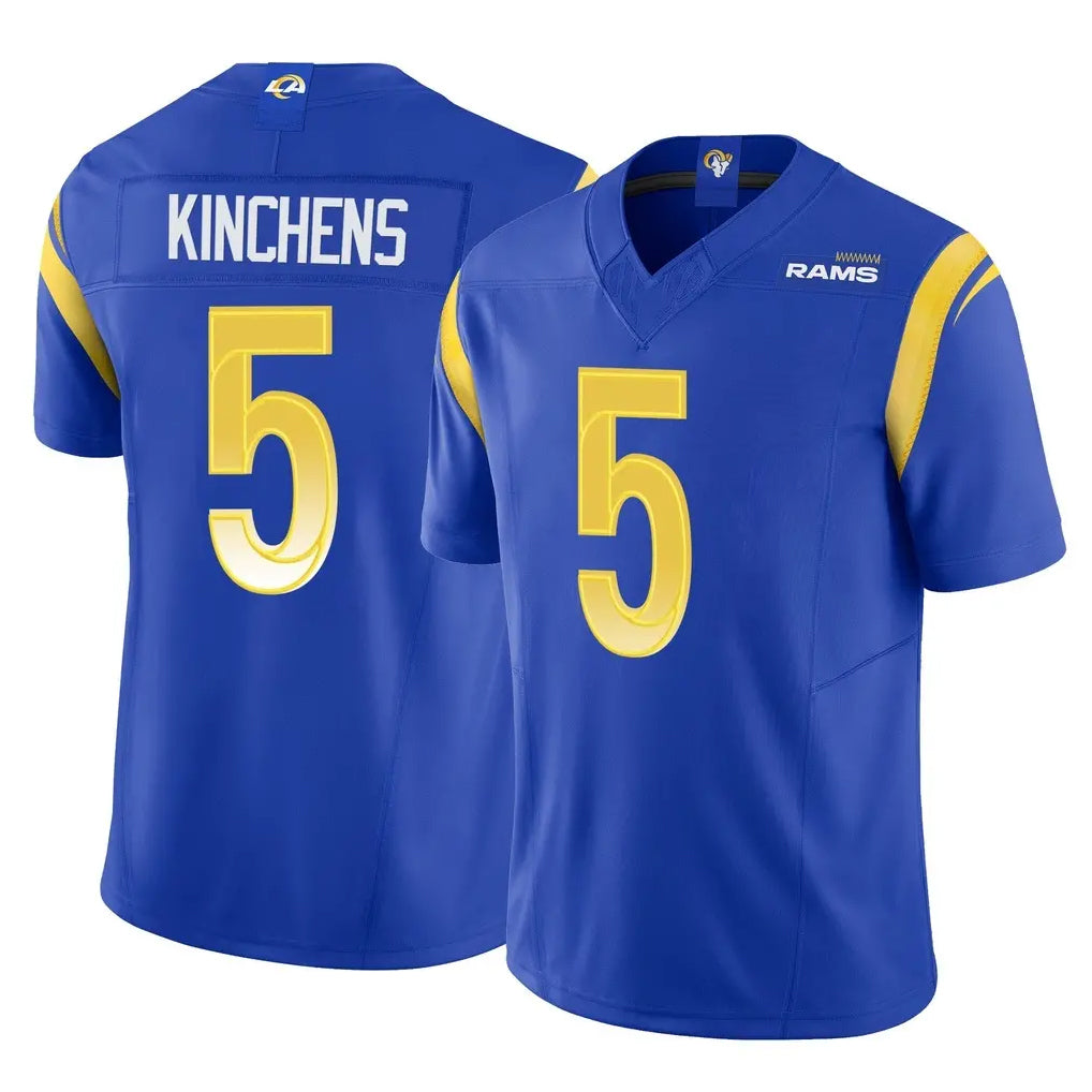 Parkc LA.Rams #5 Kamren Kinchens Player Royal Limited Vapor F.U.S.E. Home Game Stitched Jerseys