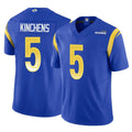 Parkc LA.Rams #5 Kamren Kinchens Player Royal Limited Vapor F.U.S.E. Home Game Stitched Jerseys