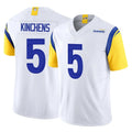 Parkc LA.Rams #5 Kamren Kinchens Player White Limited Vapor F.U.S.E. Home Game Stitched Jerseys