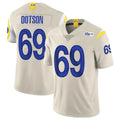 Parkc LA.Rams #69 Kevin Dotson Player Bone Limited Vapor Home Game Stitched Jerseys