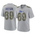 Parkc LA.Rams #69 Kevin Dotson Player Gray Atmosphere Fashion Home Game Stitched Jerseys