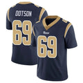 Parkc LA.Rams #69 Kevin Dotson Player Navy Limited Vapor Untouchable Home Game Stitched Jerseys