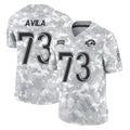 Parkc LA.Rams #73 Steve Avila Player Arctic Camo Salute To Service Limited Game Stitched Jerseys