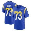 Parkc LA.Rams #73 Steve Avila Player Royal Home Game Stitched Jerseys