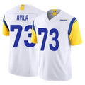 Parkc LA.Rams #73 Steve Avila Player White Limited Vapor F.U.S.E. Home Game Stitched Jerseys
