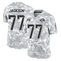 Parkc LA.Rams #77 Alaric Jackson Player Arctic Camo Salute To Service Limited Game Stitched Jerseys