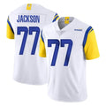 Parkc LA.Rams #77 Alaric Jackson Player White Limited Vapor Untouchable Home Game Stitched Jerseys