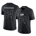 Parkc LA.Rams #84 Colby Parkinson Player Black Limited Reflective Home Game Stitched Jerseys