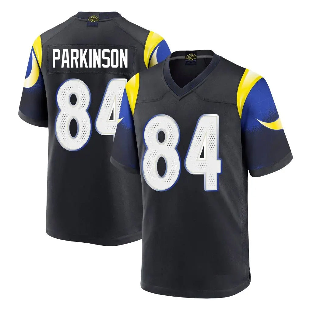 Parkc LA.Rams #84 Colby Parkinson Player Black Midnight Rivalries Collection Home Game Stitched Jerseys