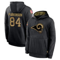 Parkc LA.Rams #84 Colby Parkinson Player Black Salute to Service Hoodies Limited Game Stitched Jerseys