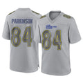 Parkc LA.Rams #84 Colby Parkinson Player Gray Atmosphere Fashion Home Game Stitched Jerseys