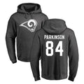 Parkc LA.Rams #84 Colby Parkinson Player Gray Pullover Hoodie Limited Game Stitched Jerseys