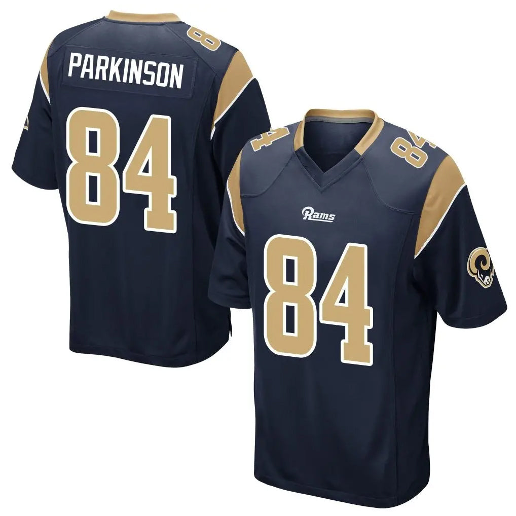 Parkc LA.Rams #84 Colby Parkinson Player Navy Home Game Stitched Jerseys