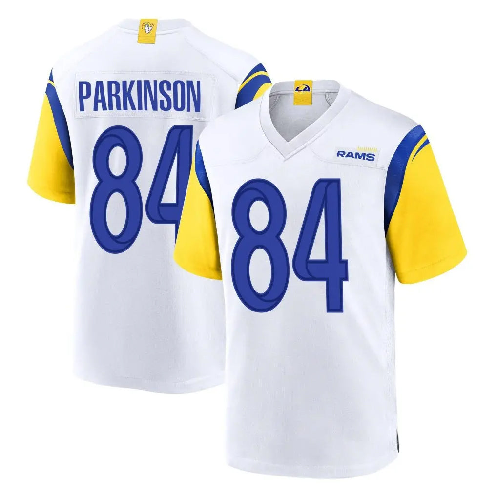 Parkc LA.Rams #84 Colby Parkinson Player White Home Game Stitched Jerseys
