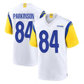 Parkc LA.Rams #84 Colby Parkinson Player White Home Game Stitched Jerseys