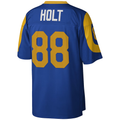 Parkc LA.Rams #88 Torry Holt Mitchell & Ness Royal Legacy Replica Stitched Puhic Jersey