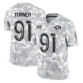 Parkc LA.Rams #91 Kobie Turner Player Arctic Camo Salute To Service Limited Game Stitched Jerseys