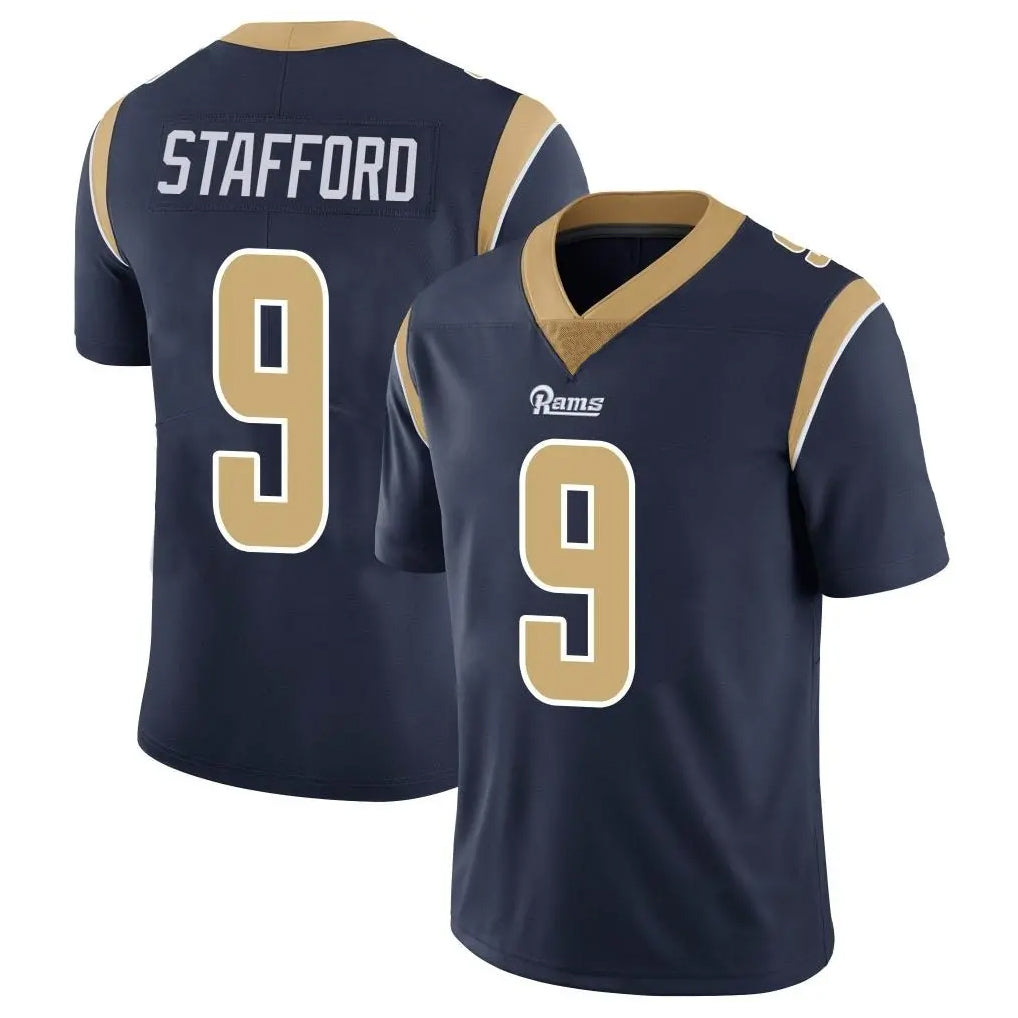 Parkc LA.Rams #9 Matthew Stafford Player Navy Limited Vapor Untouchable Home Game Stitched Jerseys