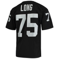 Parkc LV.Raiders 1983 #75 Howie Long Mitchell & Ness Black Authentic Throwback Retired Player Stitched Puhic Jersey