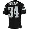 Parkc LV.Raiders 1990 #34 Bo Jackson Mitchell & Ness Black Authentic Throwback Retired Player Stitched Puhic Jersey