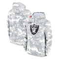 Parkc LV.Raiders Arctic Camo Salute to Service Hoodies Limited Game Blank Player Stitched Jerseys