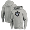 Parkc LV.Raiders Gray LOGO Pullover Hoodies Home Game Blank Player Stitched Jerseys