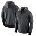 Parkc LV.Raiders Gray Pullover Hoodies Home Game Blank Player Stitched Jerseys