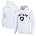 Parkc LV.Raiders White LOGO Pullover Hoodies Home Game Blank Player Stitched Jerseys