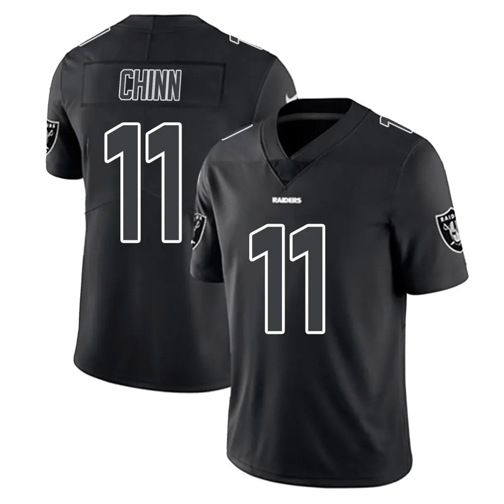 Parkc LV.Raiders #11 Jeremy Chinn Player Black Limited Black Impact Home Game Stitched Jerseys