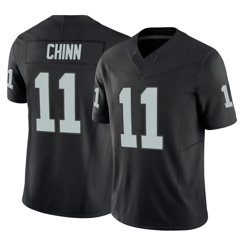 Parkc LV.Raiders #11 Jeremy Chinn Player Black Limited Vapor F.U.S.E. Home Game Stitched Jerseys