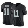 Parkc LV.Raiders #11 Jeremy Chinn Player Black Limited Vapor F.U.S.E. Home Game Stitched Jerseys