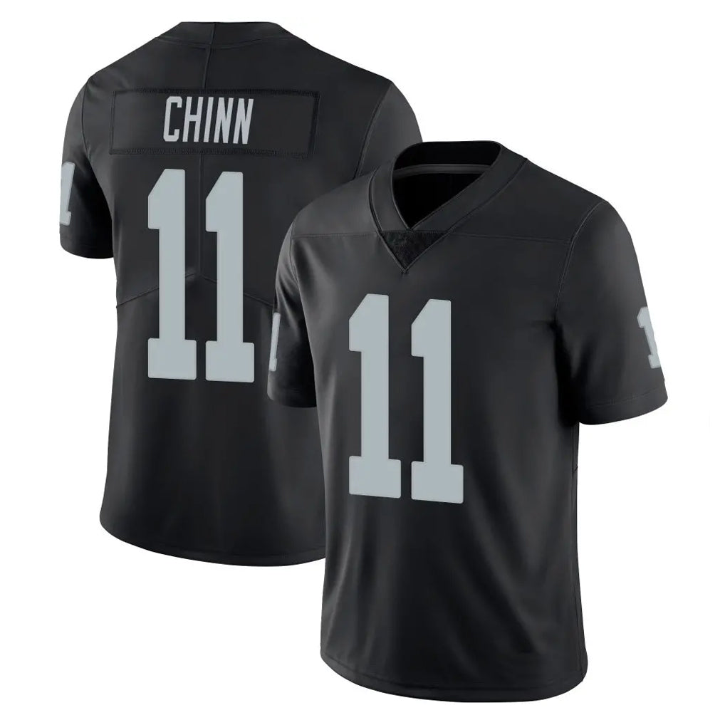 Parkc LV.Raiders #11 Jeremy Chinn Player Black Limited Vapor Untouchable Home Game Stitched Jerseys