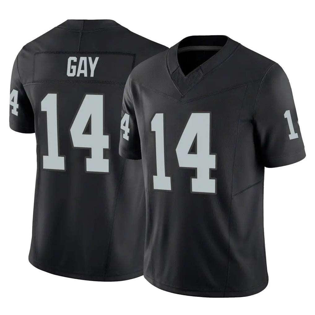Parkc LV.Raiders #14 Matt Gay Player Black Limited Vapor F.U.S.E. Home Game Stitched Jerseys