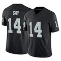 Parkc LV.Raiders #14 Matt Gay Player Black Limited Vapor F.U.S.E. Home Game Stitched Jerseys
