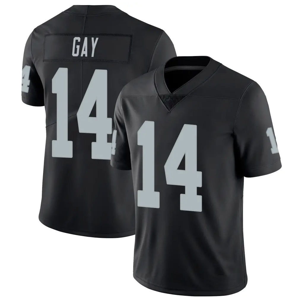 Parkc LV.Raiders #14 Matt Gay Player Black Limited Vapor Untouchable Home Game Stitched Jerseys