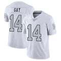 Parkc LV.Raiders #14 Matt Gay Player White Limited Color Rush Home Game Stitched Jerseys