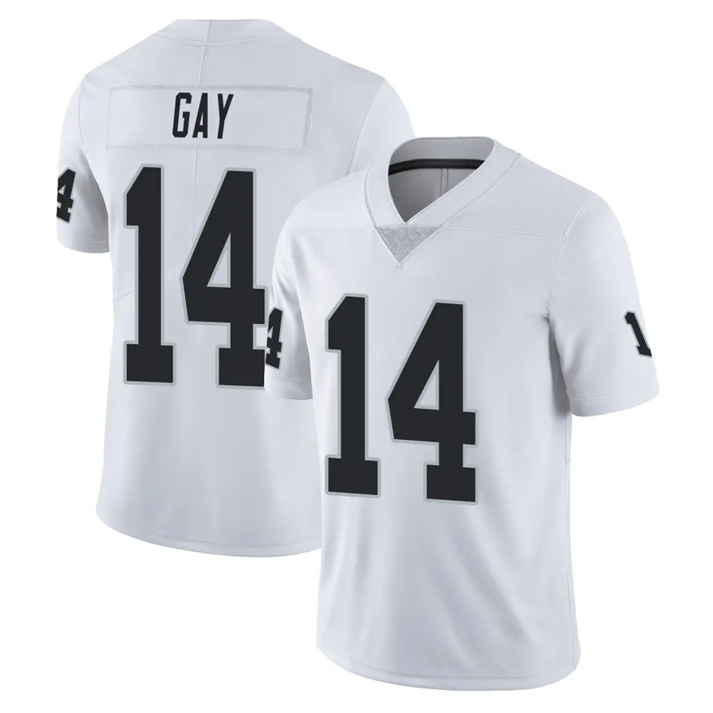 Parkc LV.Raiders #14 Matt Gay Player White Limited Vapor Untouchable Home Game Stitched Jerseys