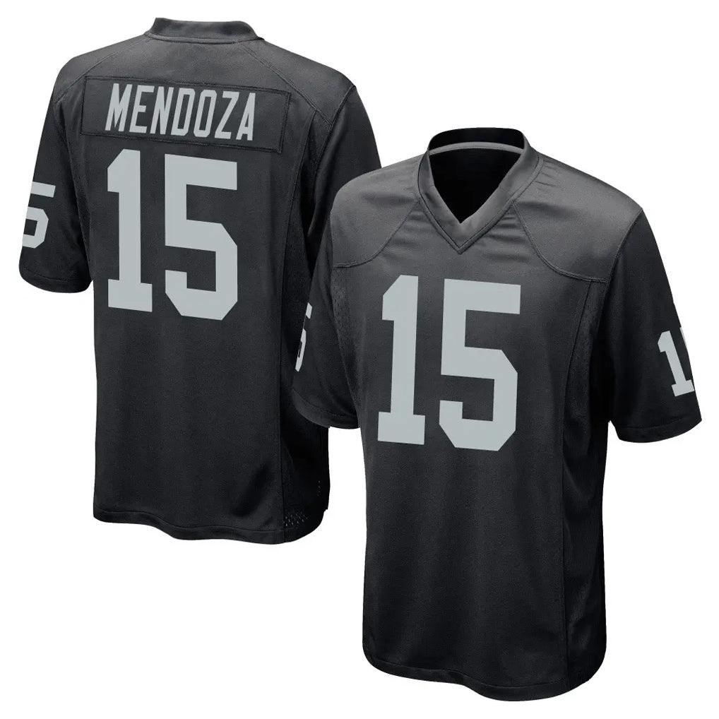 Parkc LV.Raiders #15 Fernando Mendoza Player Black Home Game Stitched Jerseys