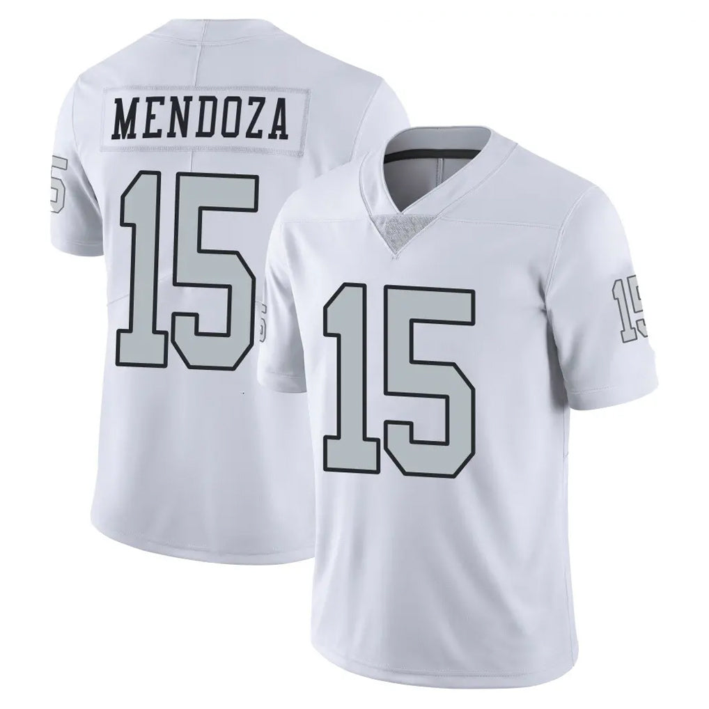 Parkc LV.Raiders #15 Fernando Mendoza Player White Limited Color Rush Home Game Stitched Jerseys