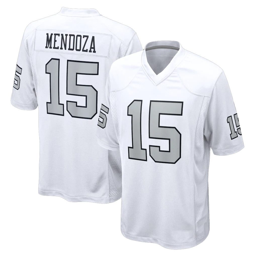 Parkc LV.Raiders #15 Fernando Mendoza Player White Limited Home Game Stitched Jerseys