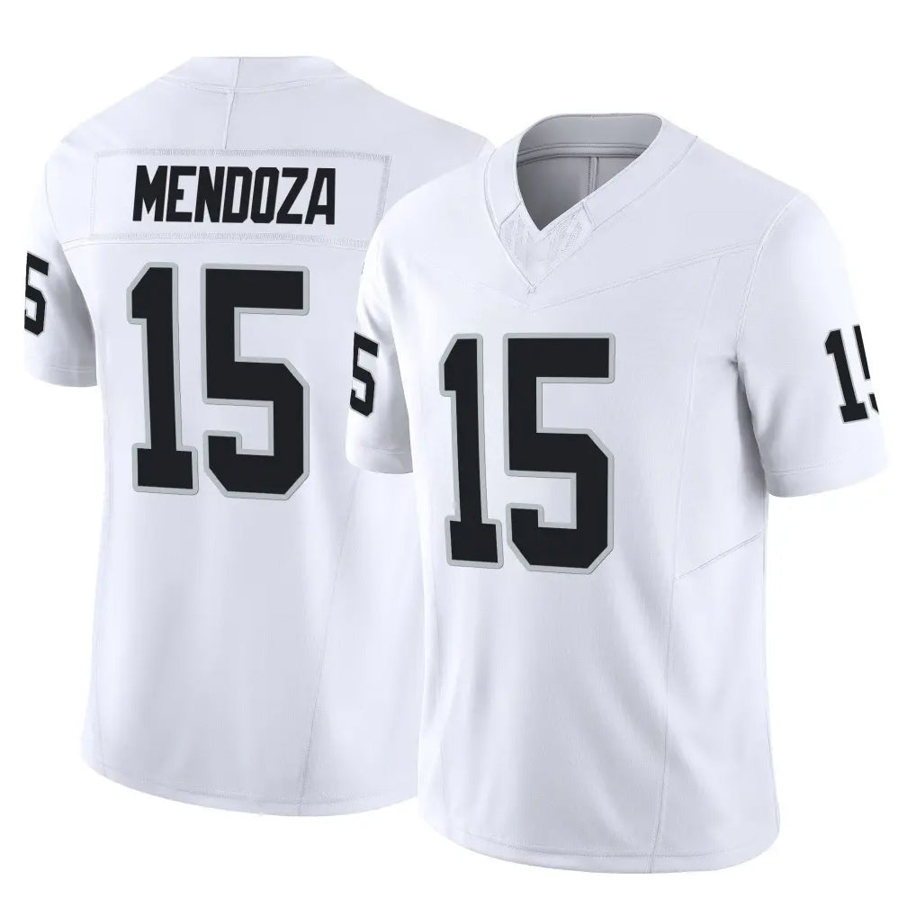 Parkc LV.Raiders #15 Fernando Mendoza Player White Limited Vapor F.U.S.E. Home Game Stitched Jerseys