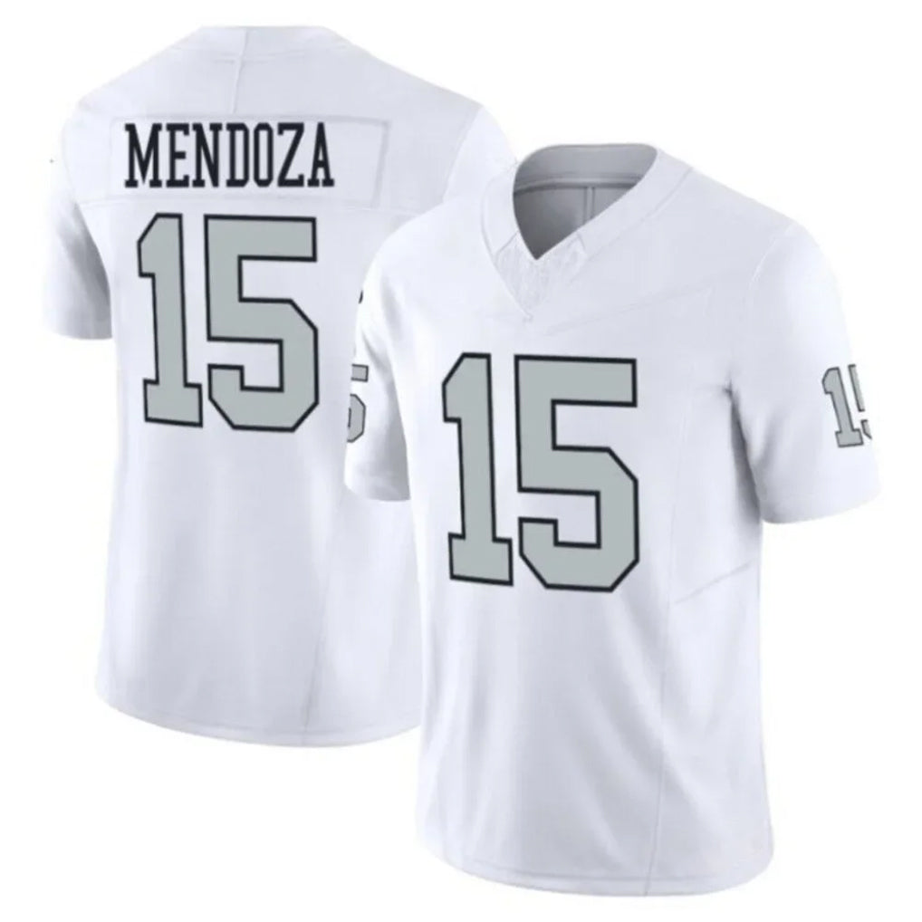 Parkc LV.Raiders #15 Fernando Mendoza Player White Vapor F.U.S.E. Limited Home Game Stitched Jerseys