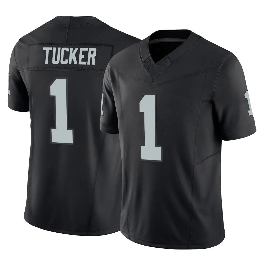 Parkc LV.Raiders #1 Tre Tucker Player Black Limited Vapor F.U.S.E. Home Game Stitched Jerseys