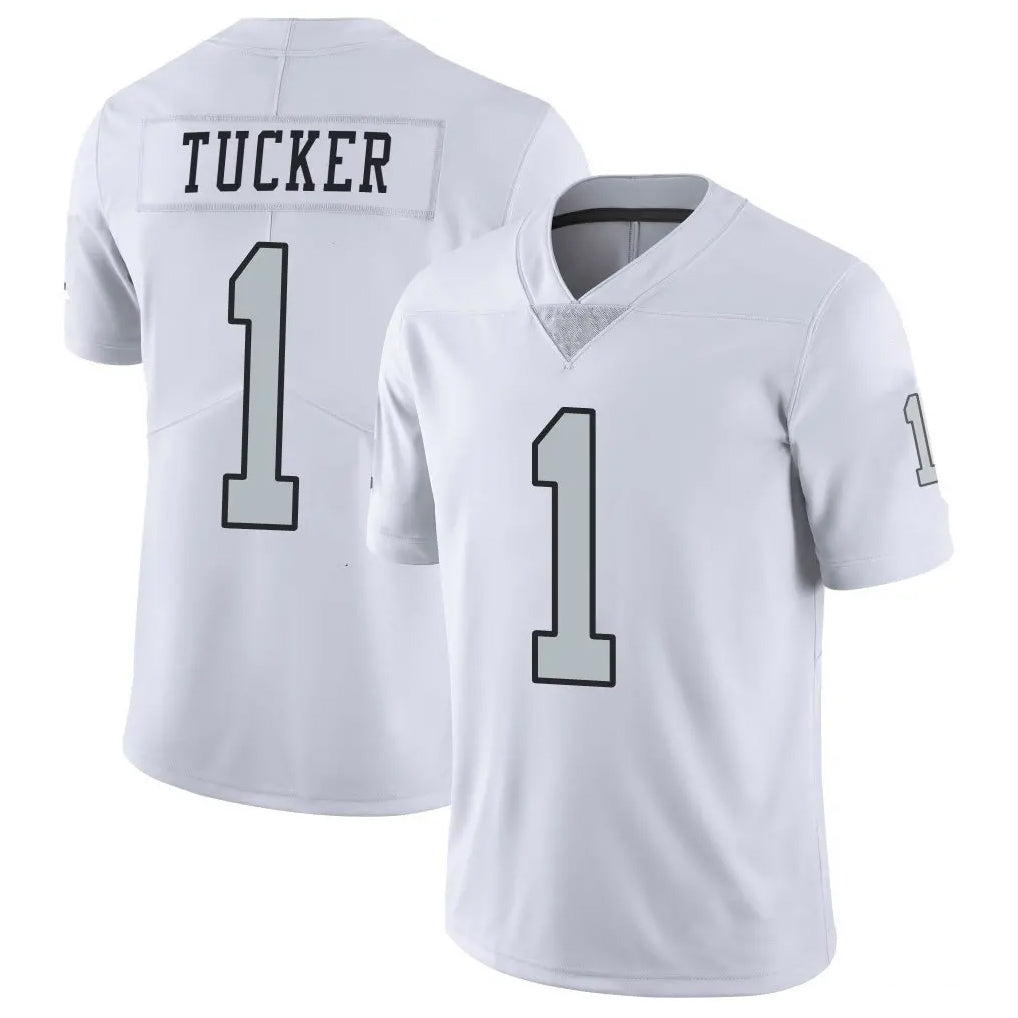 Parkc LV.Raiders #1 Tre Tucker Player White Limited Color Rush Home Game Stitched Jerseys