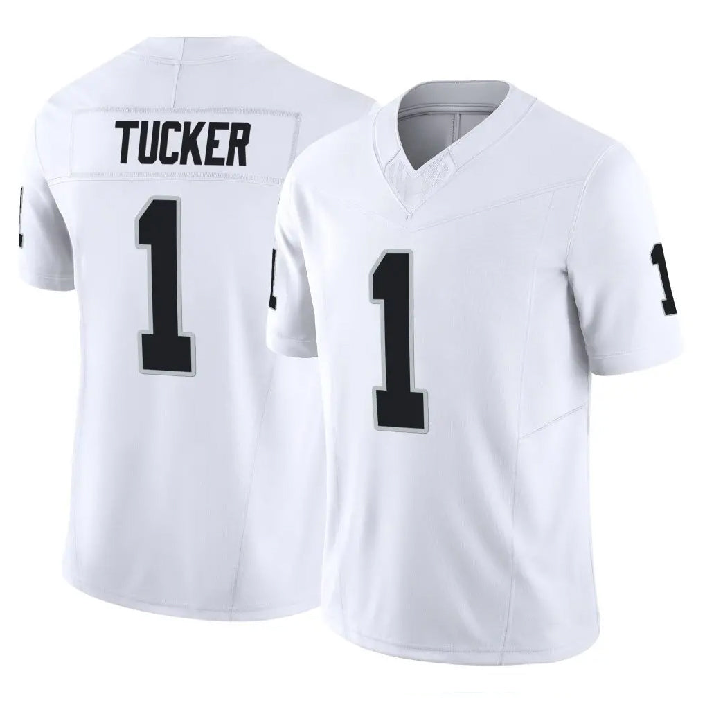 Parkc LV.Raiders #1 Tre Tucker Player White Limited Vapor F.U.S.E. Home Game Stitched Jerseys