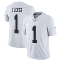 Parkc LV.Raiders #1 Tre Tucker Player White Limited Vapor Untouchable Home Game Stitched Jerseys