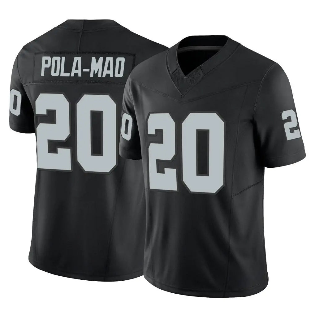 Parkc LV.Raiders #20 Isaiah Pola-Mao Player Black Limited Vapor F.U.S.E. Home Game Stitched Jerseys
